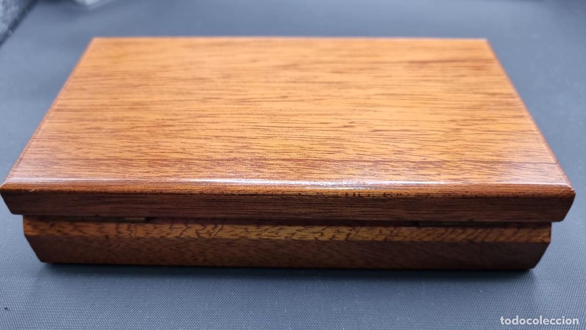 Antig&uuml;edades: Antigua caja de pesas de precision - Foto 3