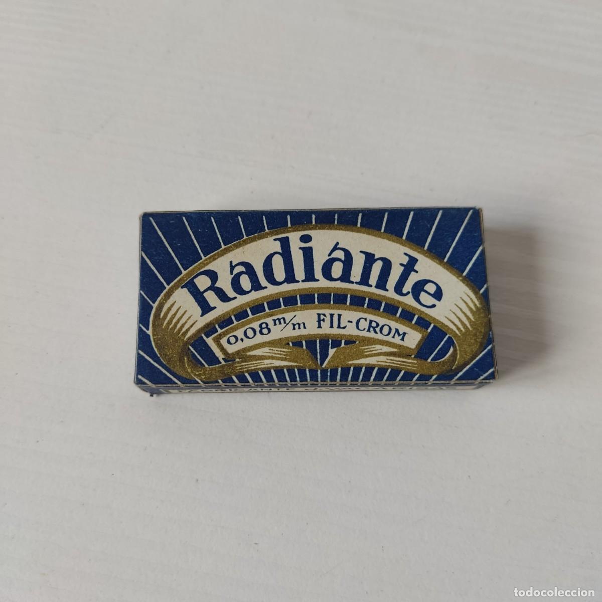 Antig&uuml;edades: RADIANTE - CAJA CON 10 HOJAS DE AFEITAR - SIN ABRIR - Foto 1