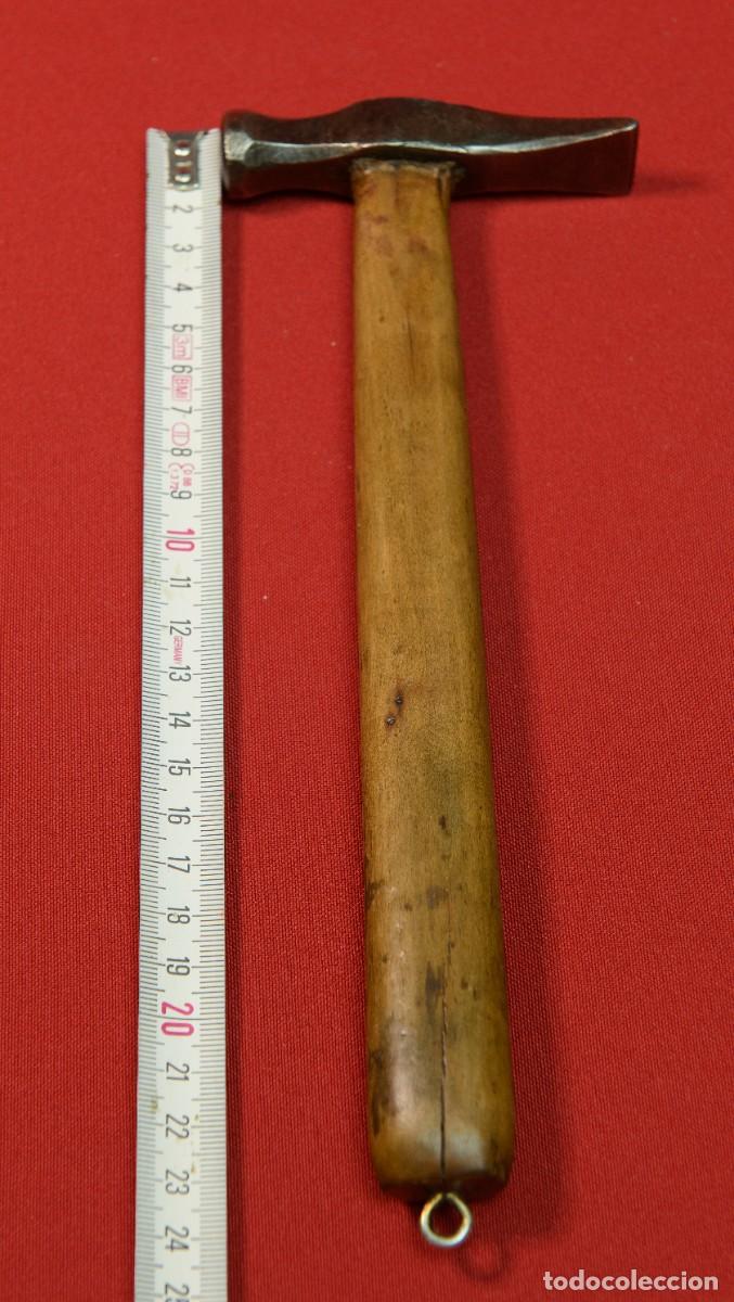 Antig&uuml;edades: Antiguo Martillo de 8,5cm x 23cm de 180gr. - Foto 2