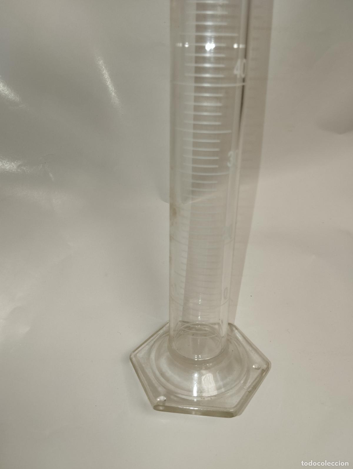 Antig&uuml;edades: PROBETA DE LABORATORIO FARMACIA 100 ML - Foto 2