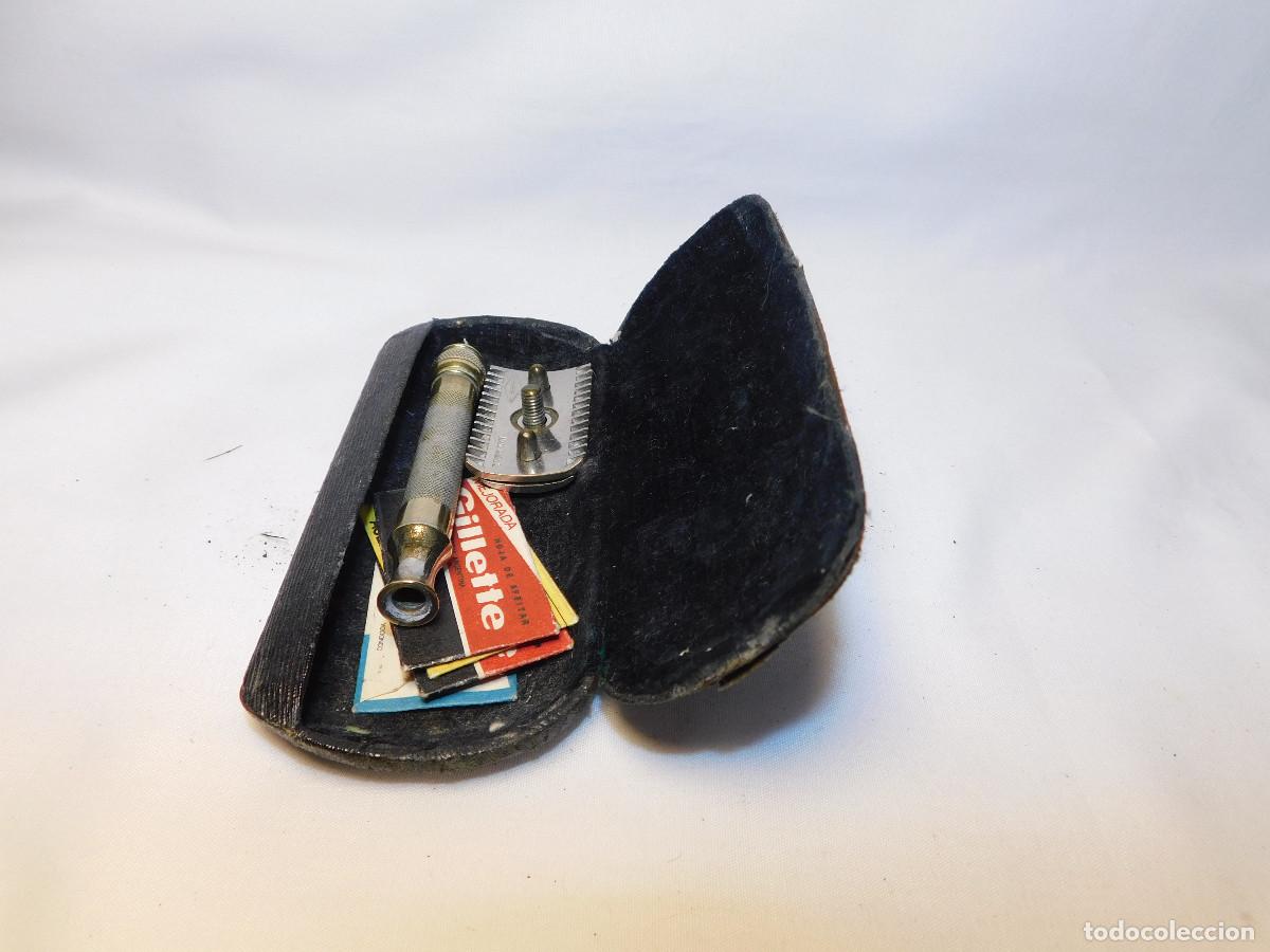 Antig&uuml;edades: Maquinita Gillette bronce plateado - Foto 10