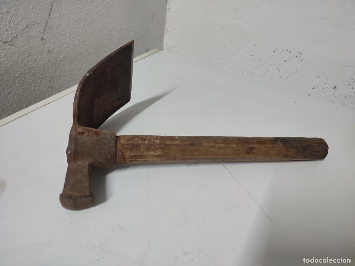 Antig&uuml;edades: ANTIGUA AZUELA MARTILLO DE CARPINTERO - Foto 3