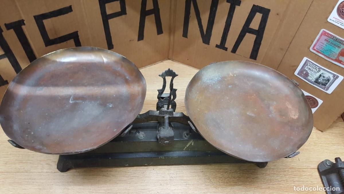 Antig&uuml;edades: ANTIGUA BASCULA ROMANA-SIMPLEX DE 10 KILOS - Foto 2
