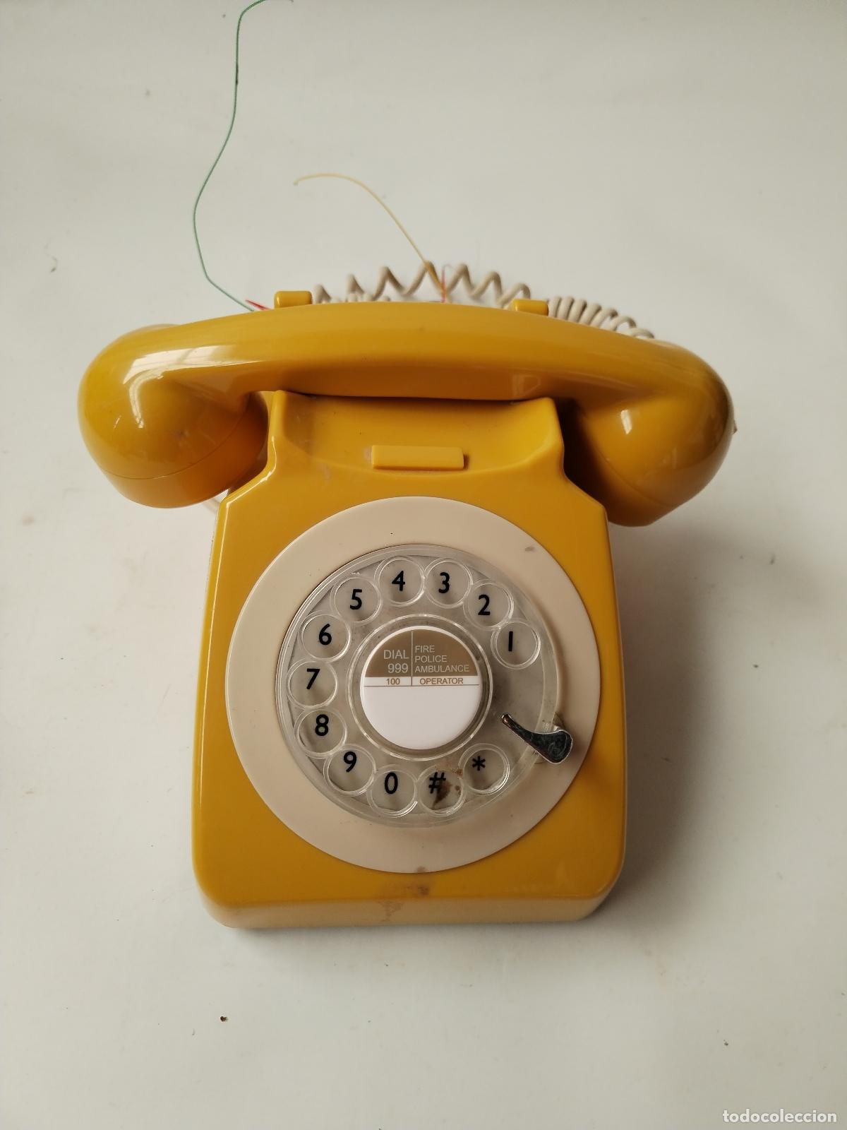 Tel&eacute;fonos: telefono amarillo - Foto 1