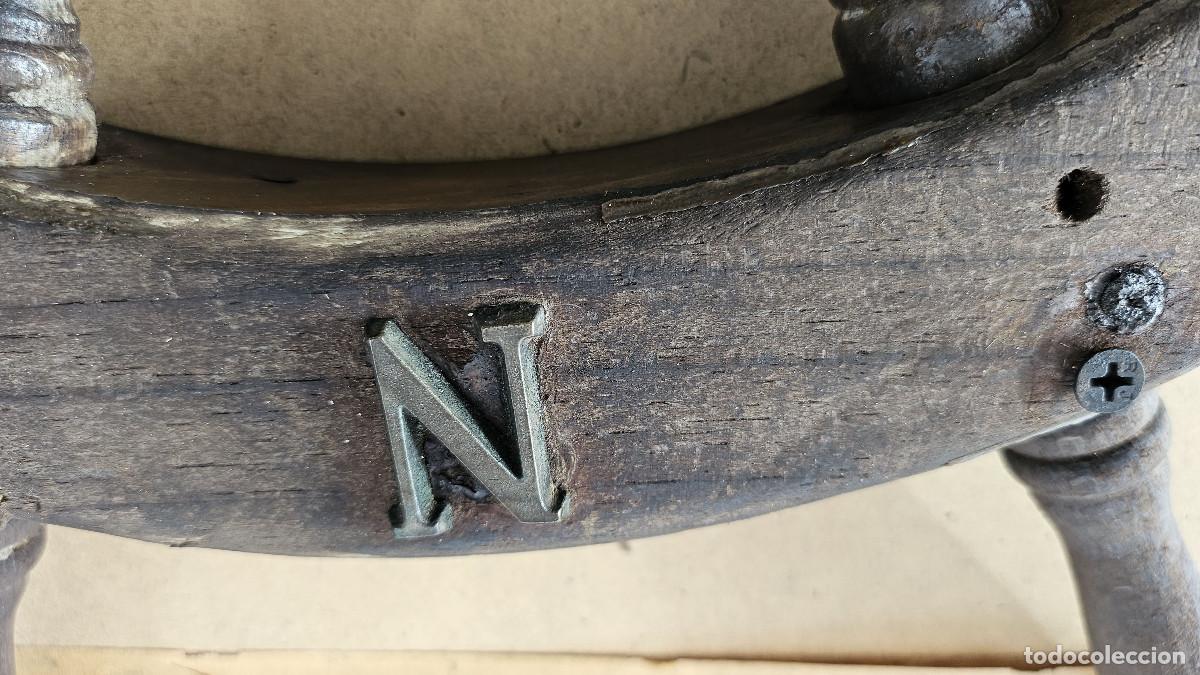Antig&uuml;edades: timon de barco imcompleto - Foto 8