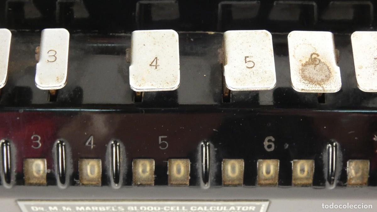 Antig&uuml;edades: CALCULADORA CELULAS SANGUINEAS A&Ntilde;O 22 RECHENMASCHINE ADDING MACHINE - Foto 5