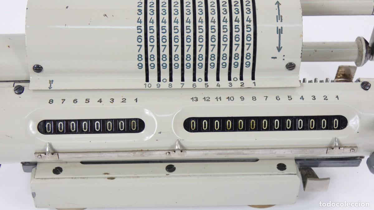 Antig&uuml;edades: CALCULADORA IMCA A&Ntilde;O 1955 RECHENMASCHINE ADDING MACHINE - Foto 4