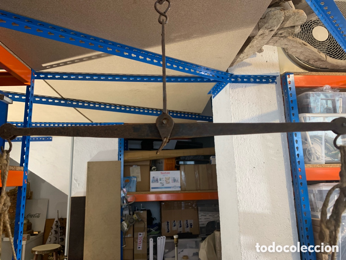 Antig&uuml;edades: 01_ Antigua balanza de platillos - Foto 4