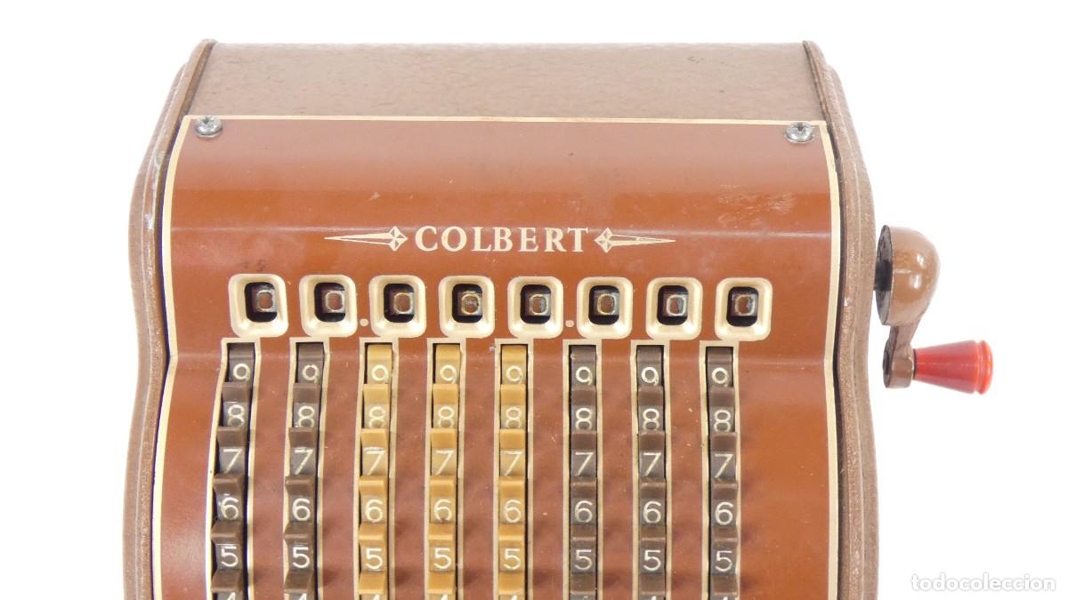Antig&uuml;edades: CALCULADORA SUMADORA COLBERT A&Ntilde;O 1957 RECHENMASCHINE ADDING MACHINE - Foto 2