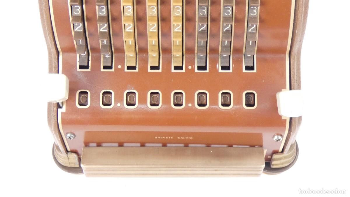 Antig&uuml;edades: CALCULADORA SUMADORA COLBERT A&Ntilde;O 1957 RECHENMASCHINE ADDING MACHINE - Foto 3