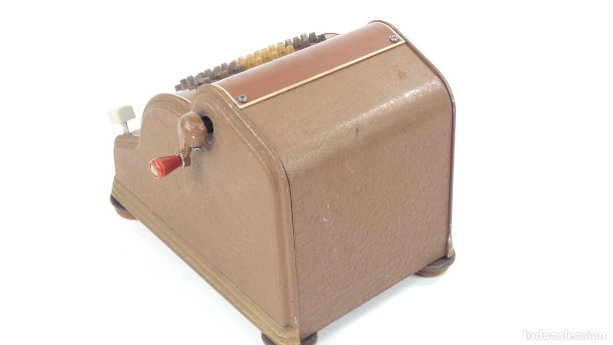 Antig&uuml;edades: CALCULADORA SUMADORA COLBERT A&Ntilde;O 1957 RECHENMASCHINE ADDING MACHINE - Foto 6