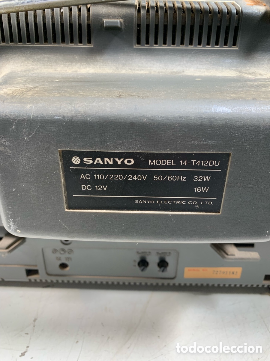 Antig&uuml;edades: 01_ televisor SANYƠ MODEL 14-T412DU - Foto 5