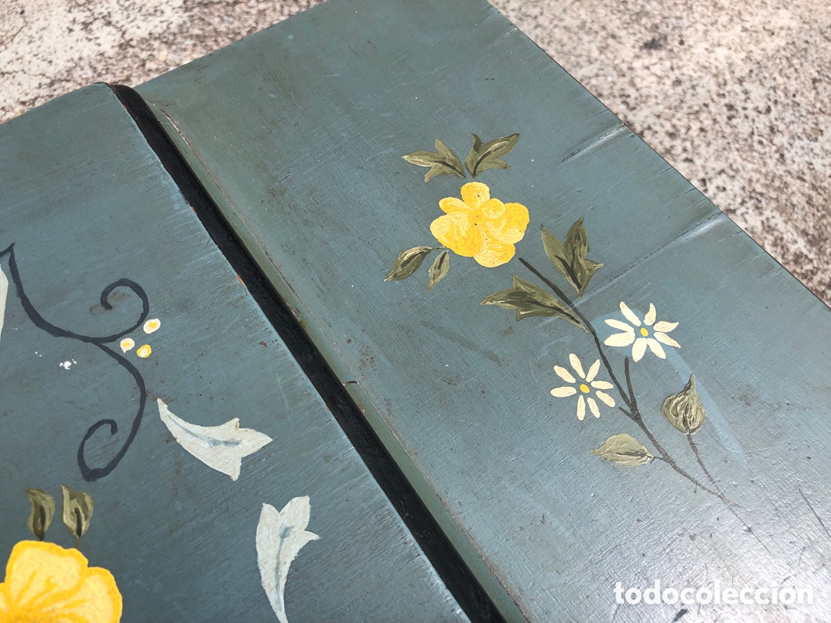 Antig&uuml;edades: Maquina de coser SINGER con mueble - Foto 15