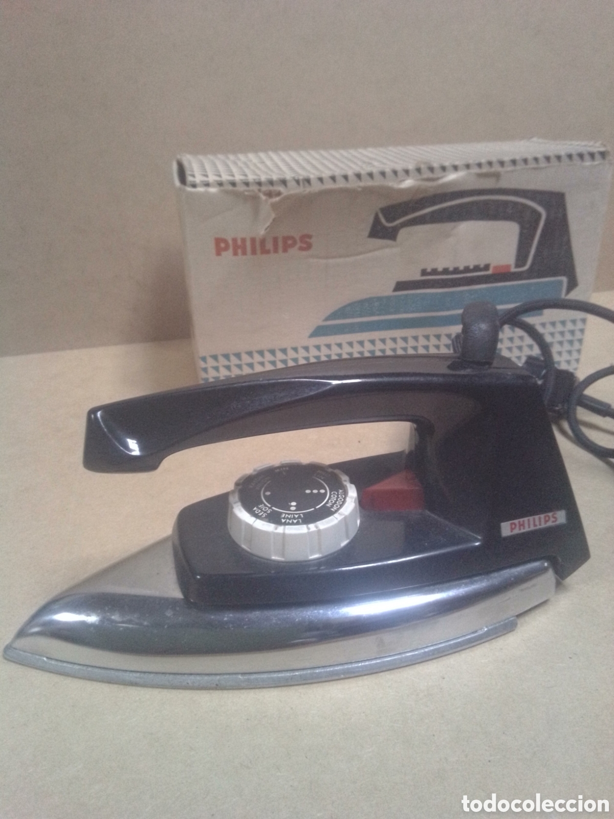 Antig&uuml;edades: Plancha Philips HS1010YE. - Foto 3