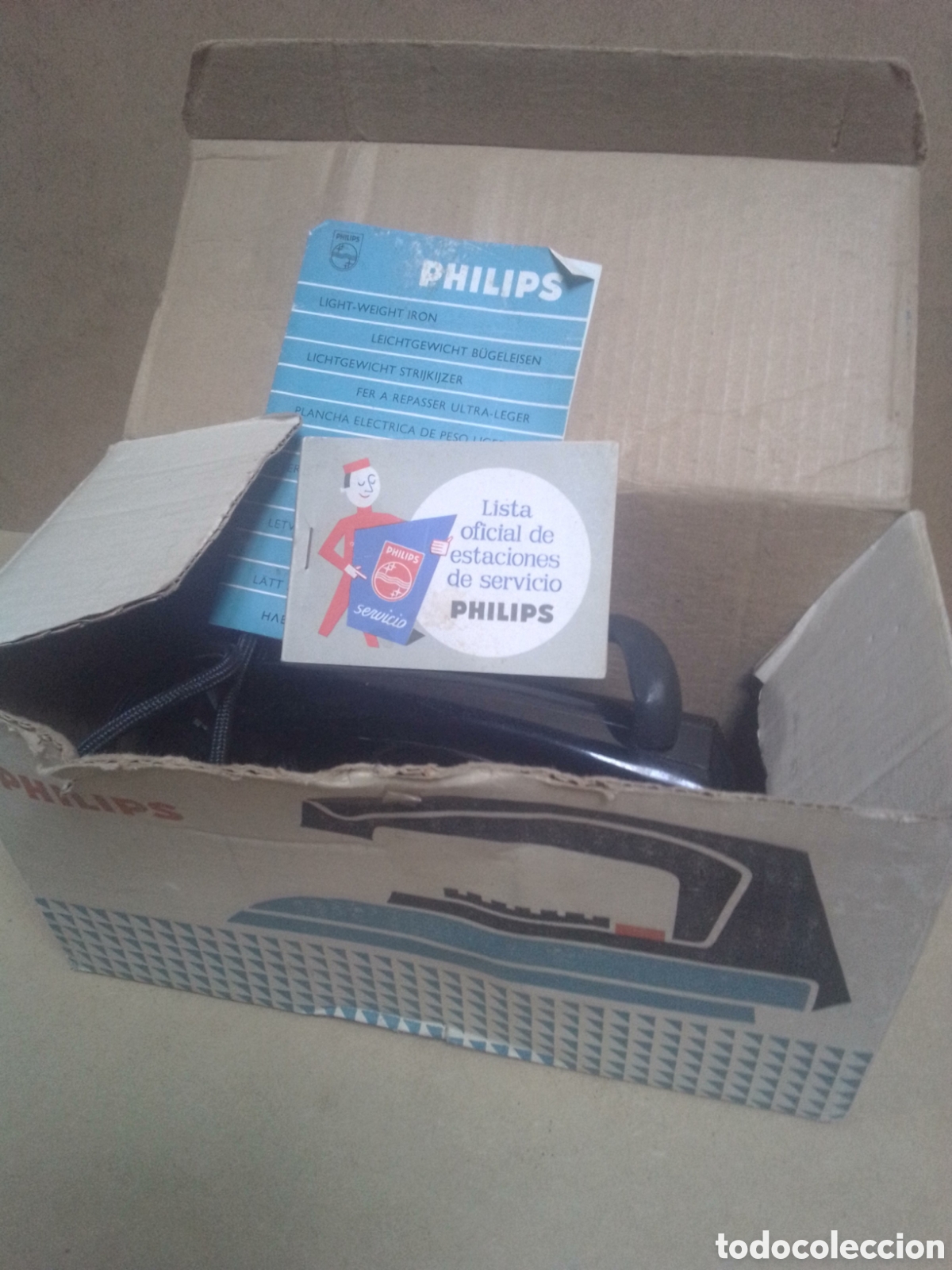 Antig&uuml;edades: Plancha Philips HS1010YE. - Foto 4
