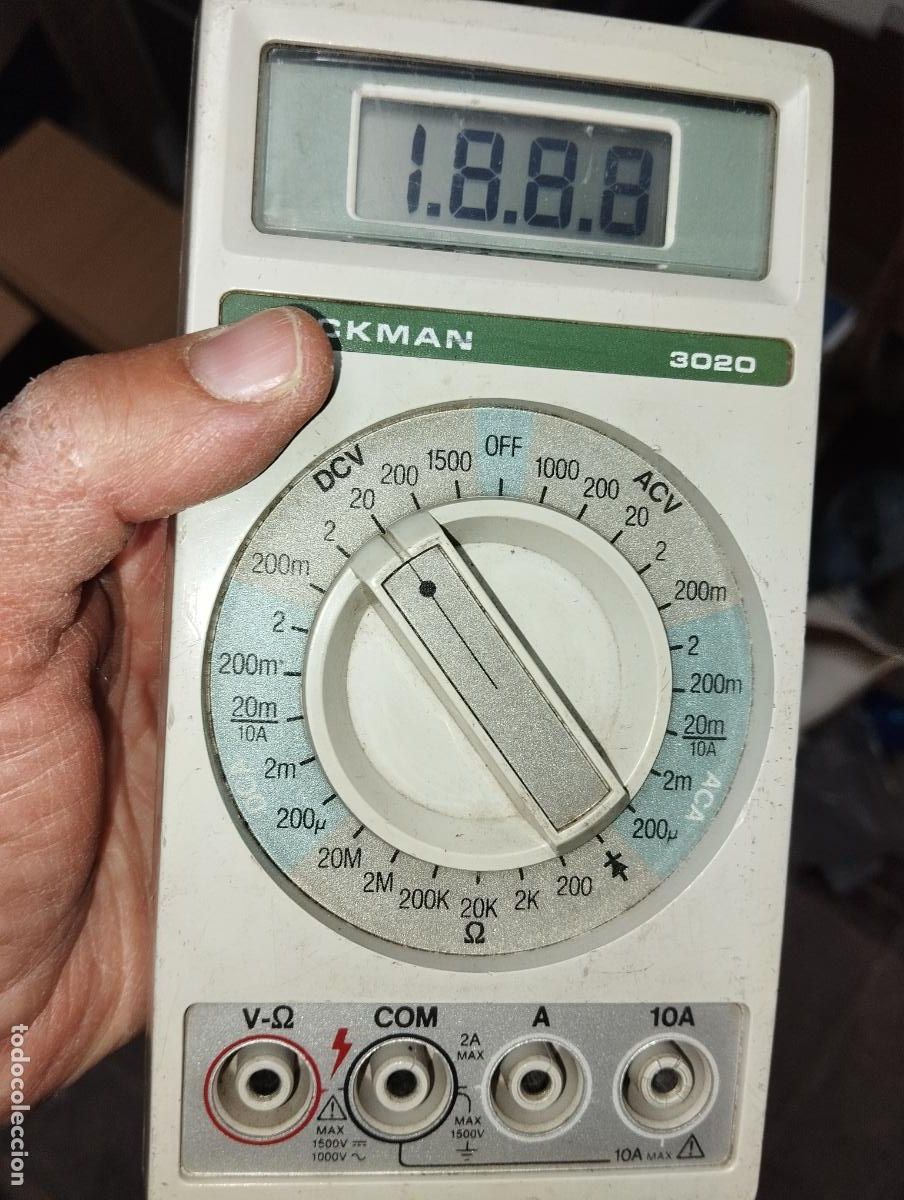 Antig&uuml;edades: MULTIMETRO BECKMAN 3020 TESTER - Foto 2