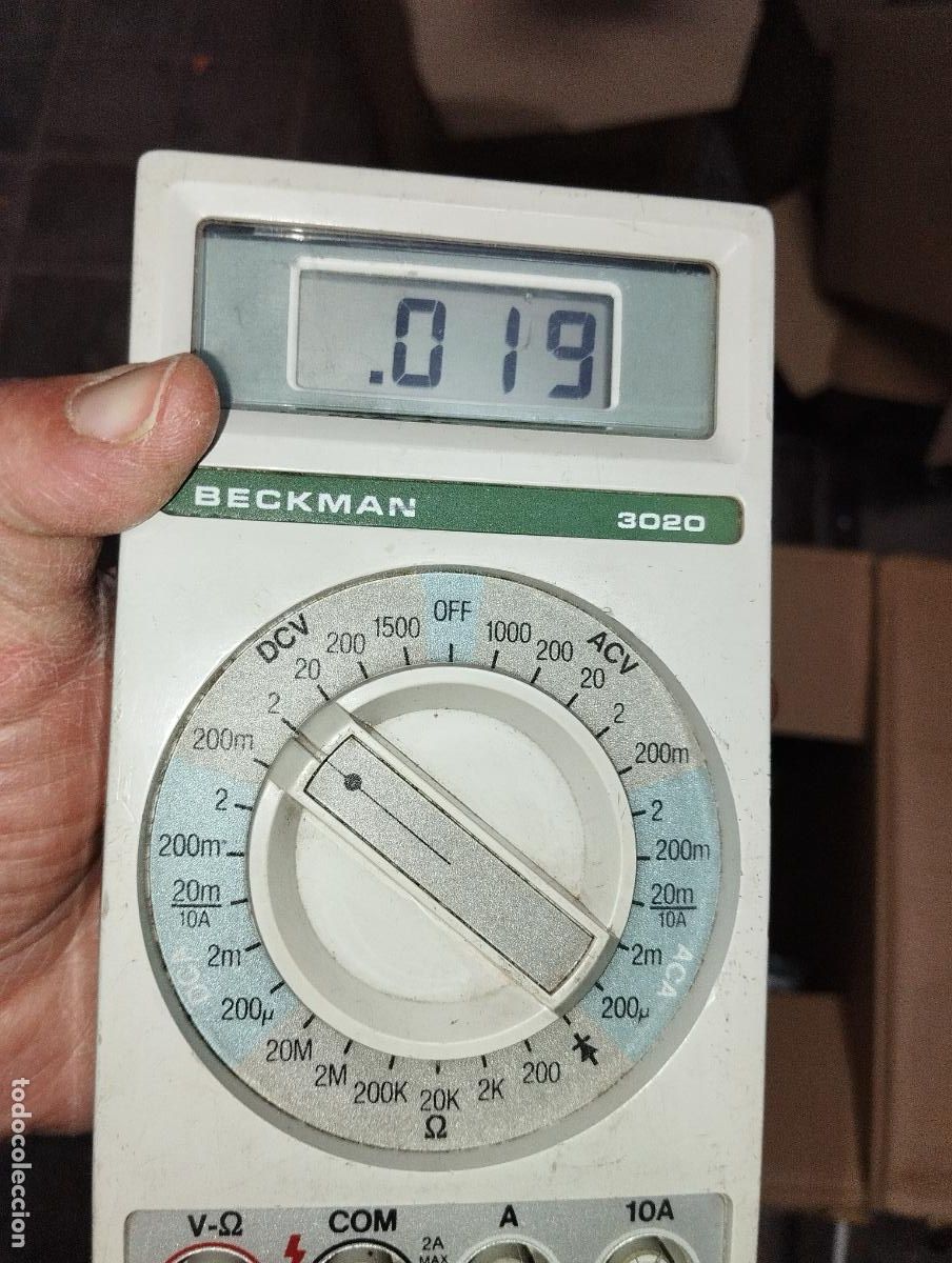 Antig&uuml;edades: MULTIMETRO BECKMAN 3020 TESTER - Foto 3