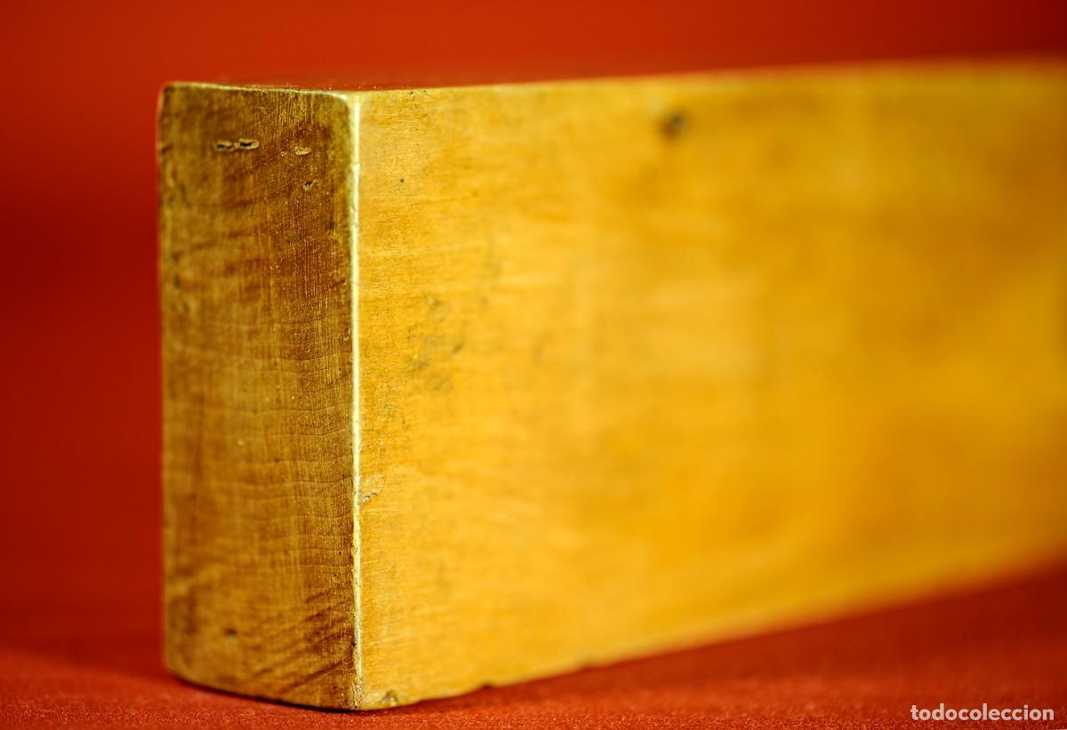 Antig&uuml;edades: Antiguo nivel de madera de 70 cm - Foto 5