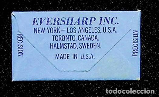 Antig&uuml;edades: HOJA DE AFEITAR. EVERSHARP. BLUE THIN. DOUBLE EDGE. RAZOR BLADES. PRECISION. U.S.A. - Foto 2