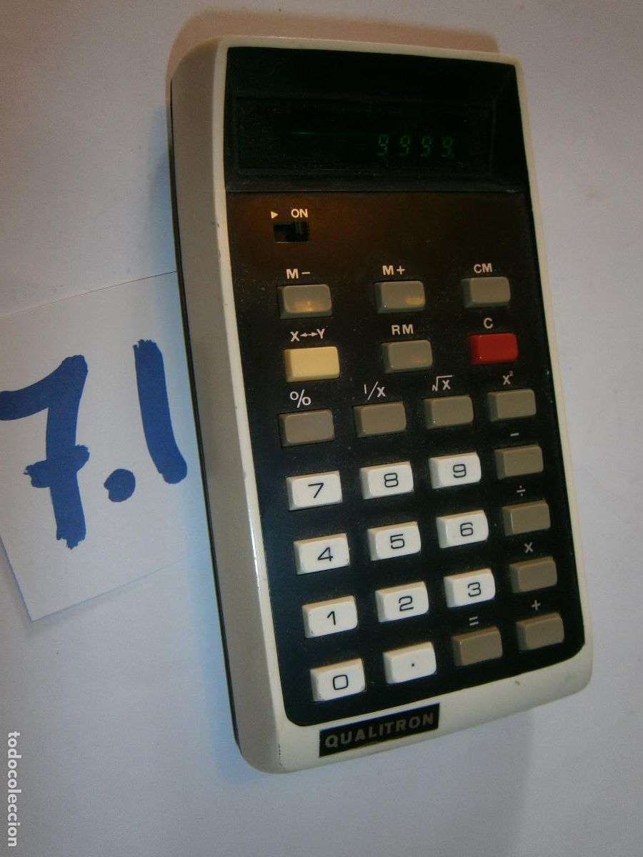 Antig&uuml;edades: ANTIGUA CALCULADORA ELECTRONIC SLIDE RULE MODEL 1444 FUNCIONANDO CORRECTAMENTE - Foto 2