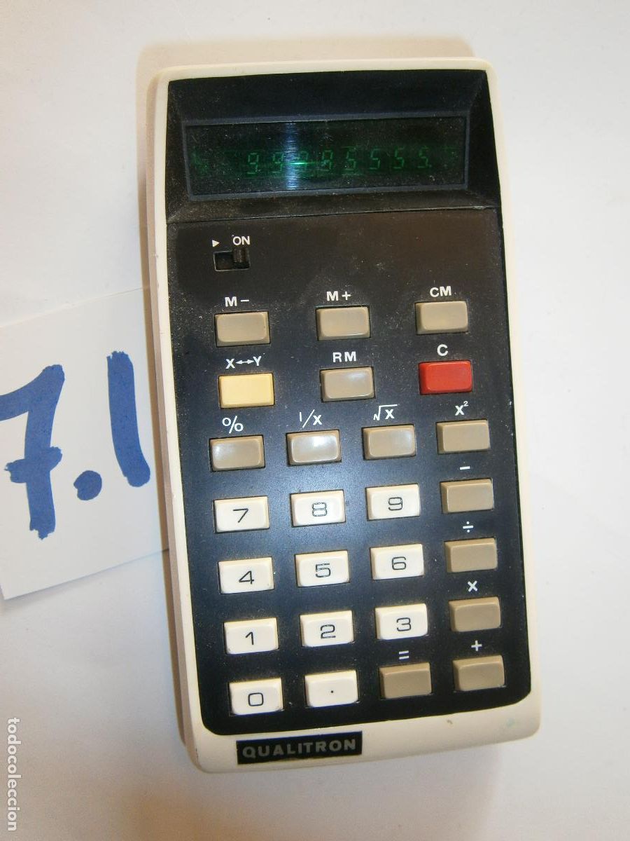 Antig&uuml;edades: ANTIGUA CALCULADORA ELECTRONIC SLIDE RULE MODEL 1444 FUNCIONANDO CORRECTAMENTE - Foto 1