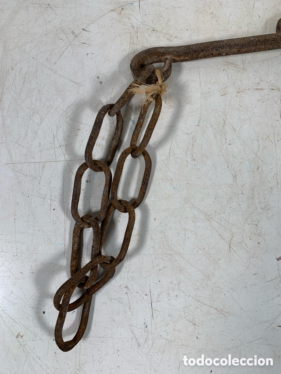 Antig&uuml;edades: 01_ gancho de hierro forjado - Foto 3