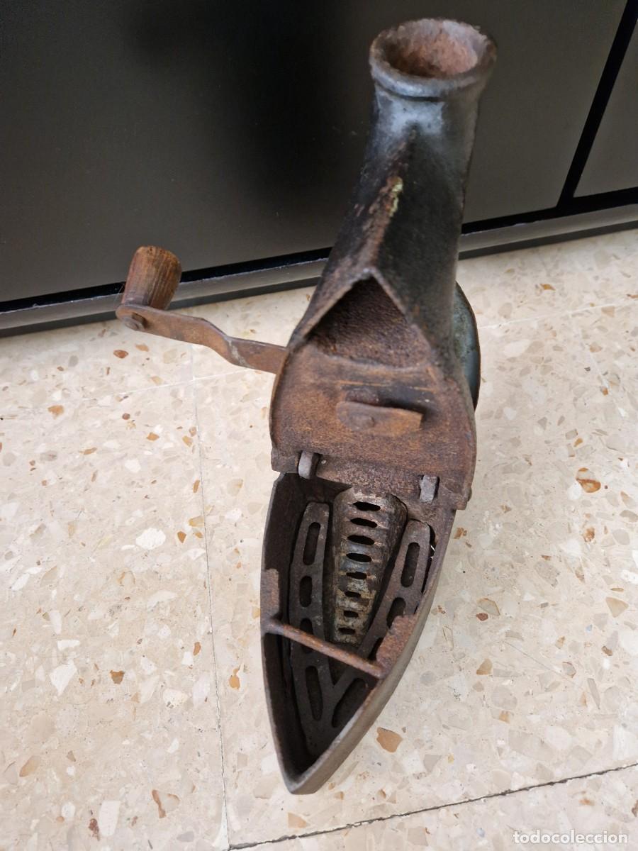 Antig&uuml;edades: PLANCHA ANTIGUA PARA CARBON. - Foto 7