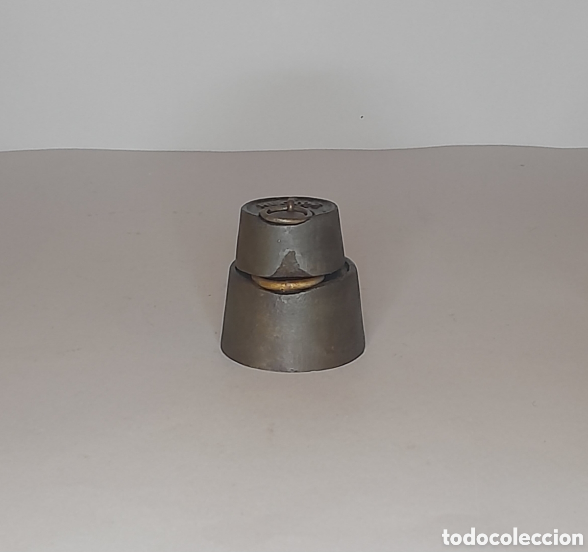 Antig&uuml;edades: Juego de dos pesas antiguas. - Foto 2