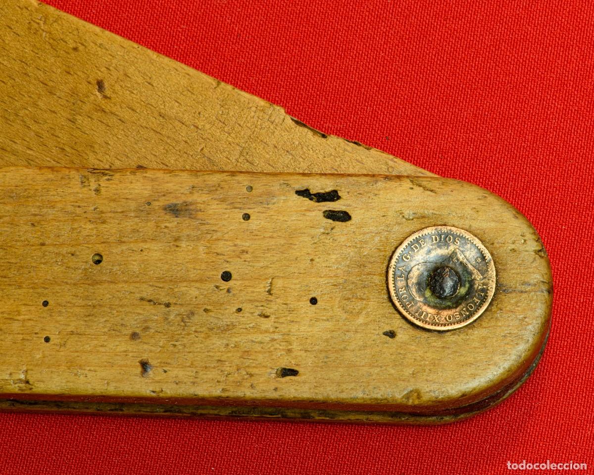 Antig&uuml;edades: 4 Escuadras de Ebanista antiguas de madera - Foto 11
