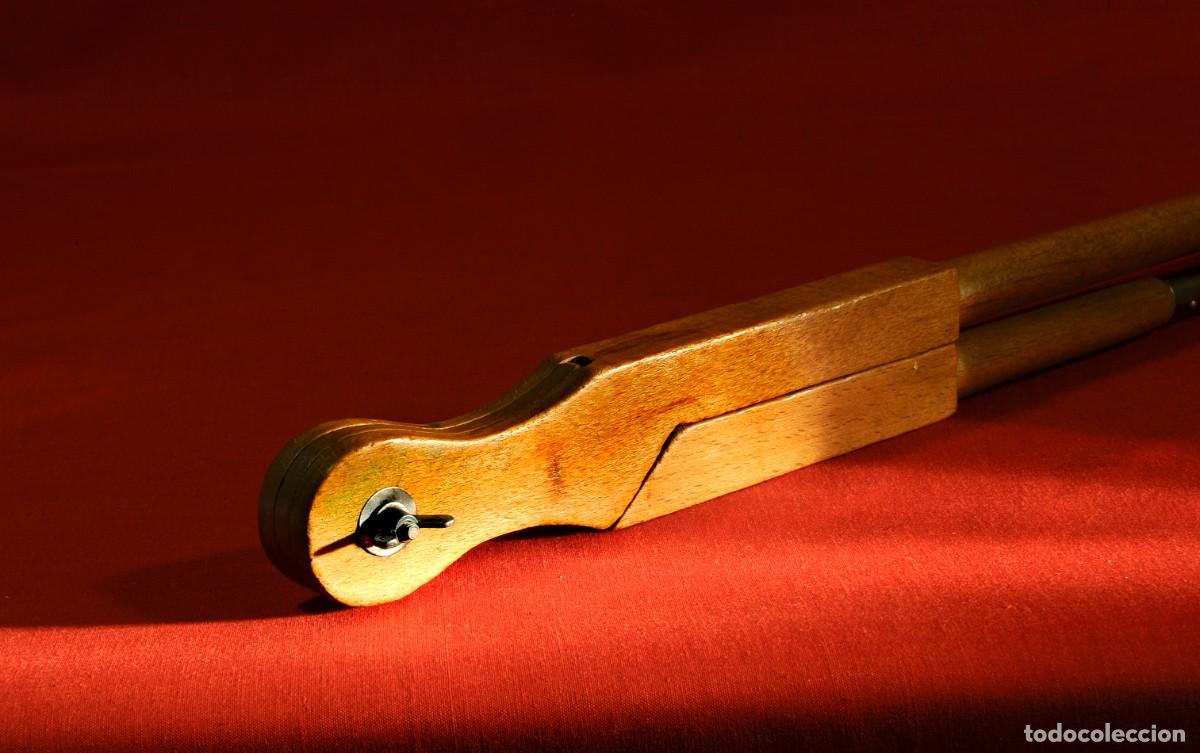 Antig&uuml;edades: Antiguo Comp&aacute;s de escuela de Haya de 40cm - Foto 2