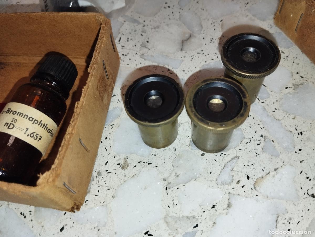 Antig&uuml;edades: LENTES PARA REFRACT&Oacute;METRO ANTIGUO Y L&Iacute;QUIDO PARA REFRATOMETR&Iacute;A - Foto 1