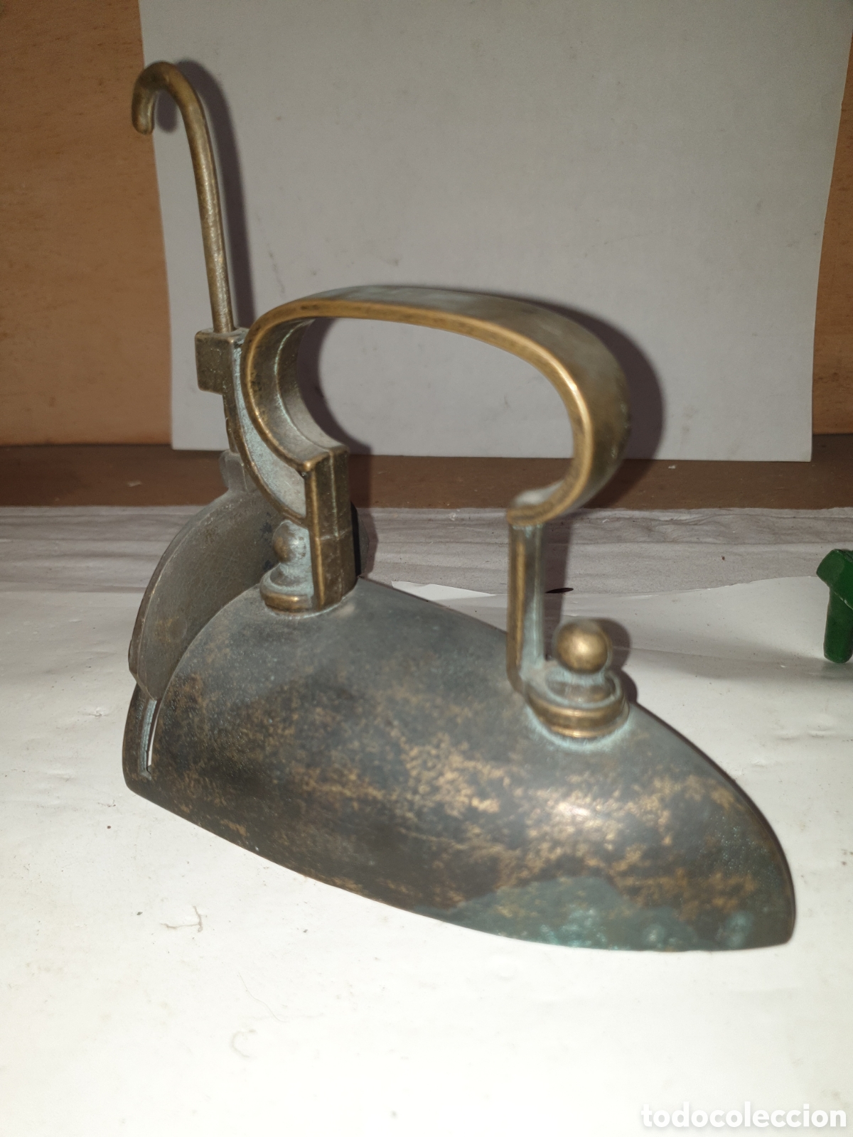 Antig&uuml;edades: PLANCHA ANTIGUA CON BASE - Foto 6