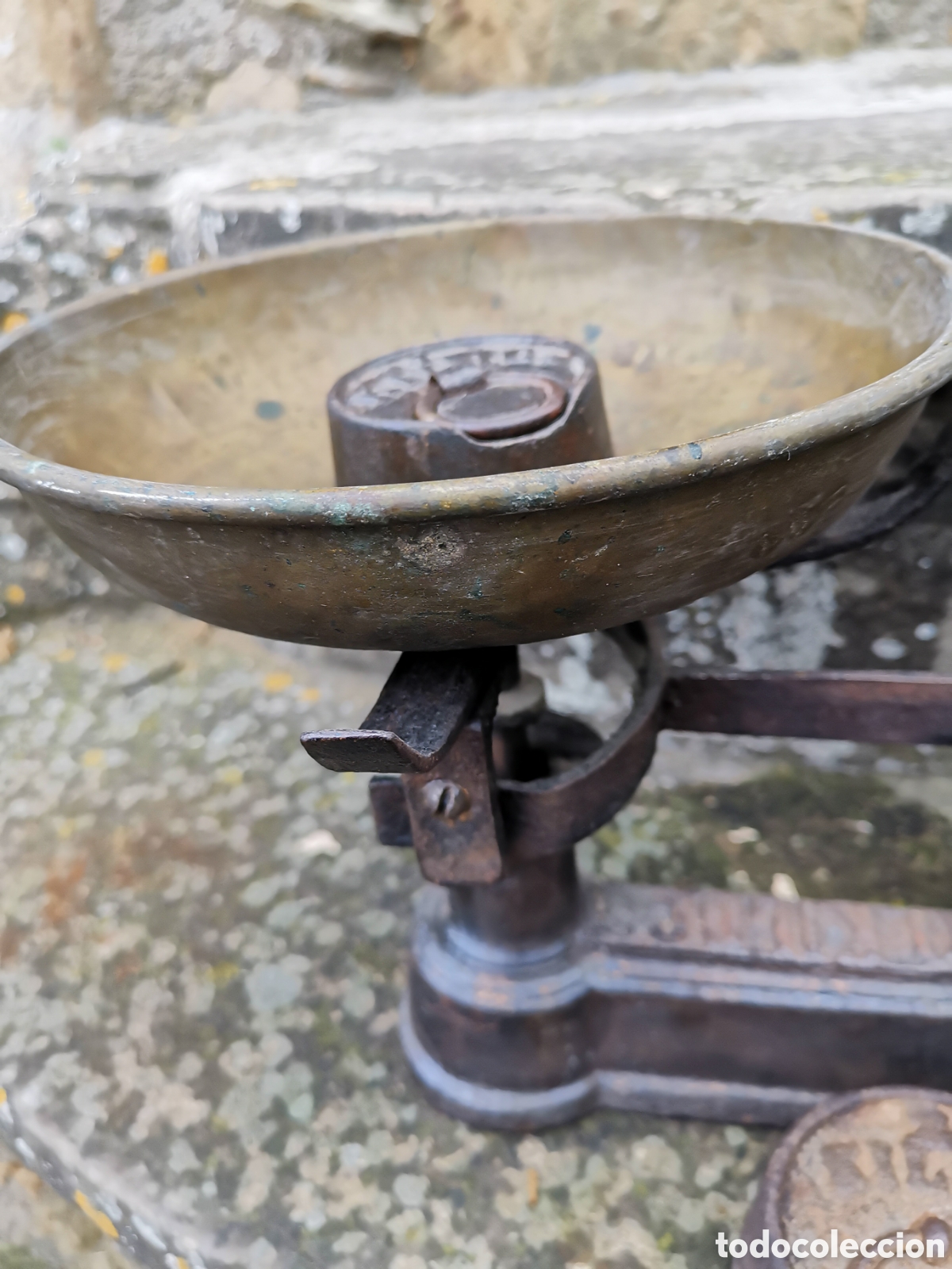 Antig&uuml;edades: Antigua b&aacute;scula 10 kgr, 100% funcional - Foto 5