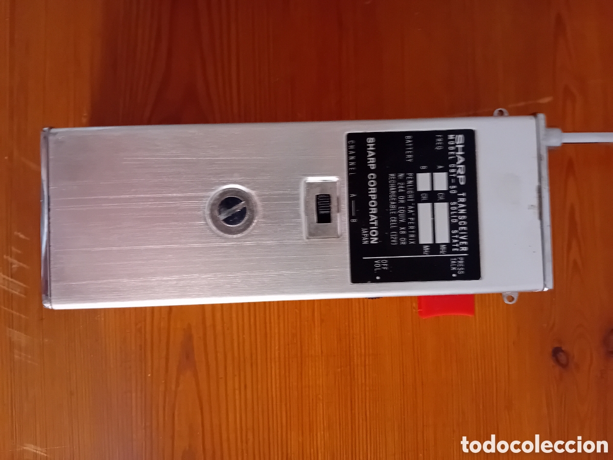 Antig&uuml;edades: walkie talkie sharp twincomm vintage - Foto 4