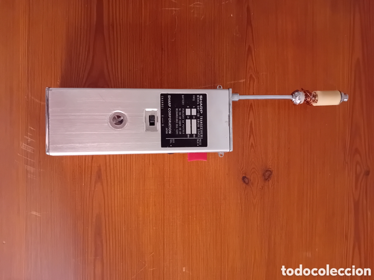 Antig&uuml;edades: walkie talkie sharp twincomm vintage - Foto 5
