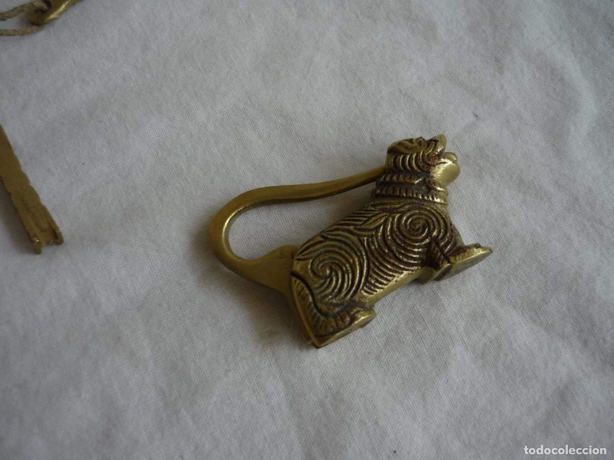 Antig&uuml;edades: Candado de bronce en forma de le&oacute;n - Foto 5