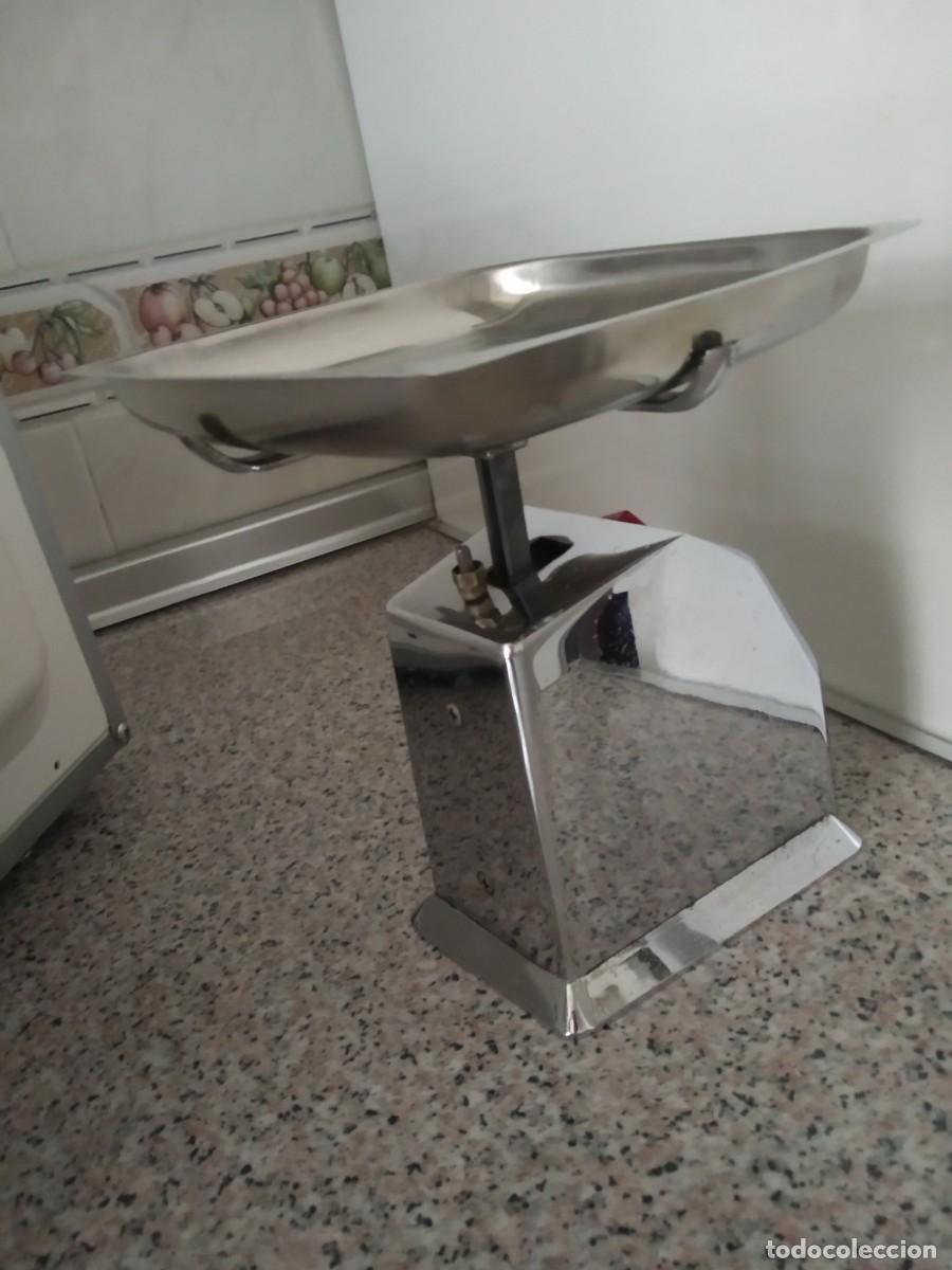 Antig&uuml;edades: BALANZA DE COCINA BERNAR, CROMADA - Foto 4