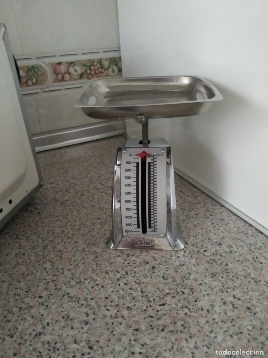 Antig&uuml;edades: BALANZA DE COCINA BERNAR, CROMADA - Foto 6