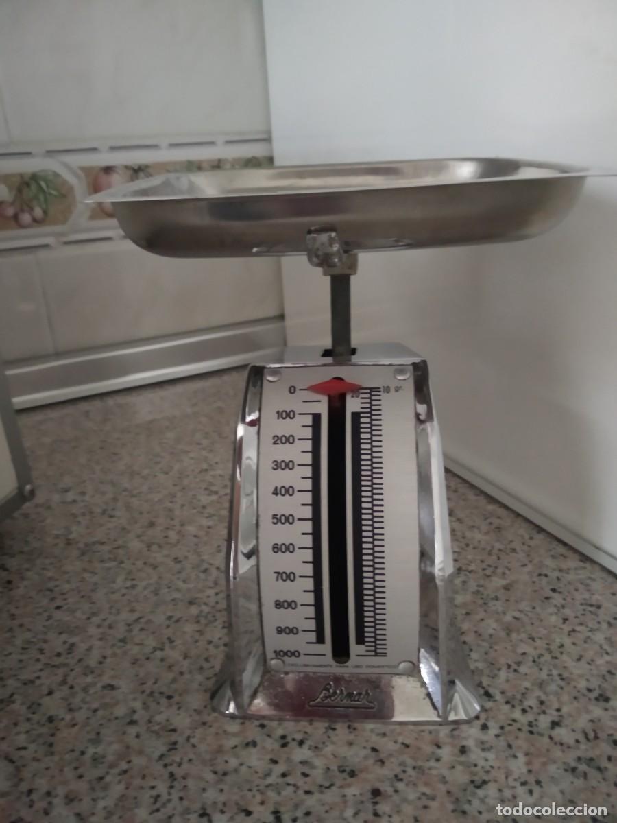 Antig&uuml;edades: BALANZA DE COCINA BERNAR, CROMADA - Foto 8