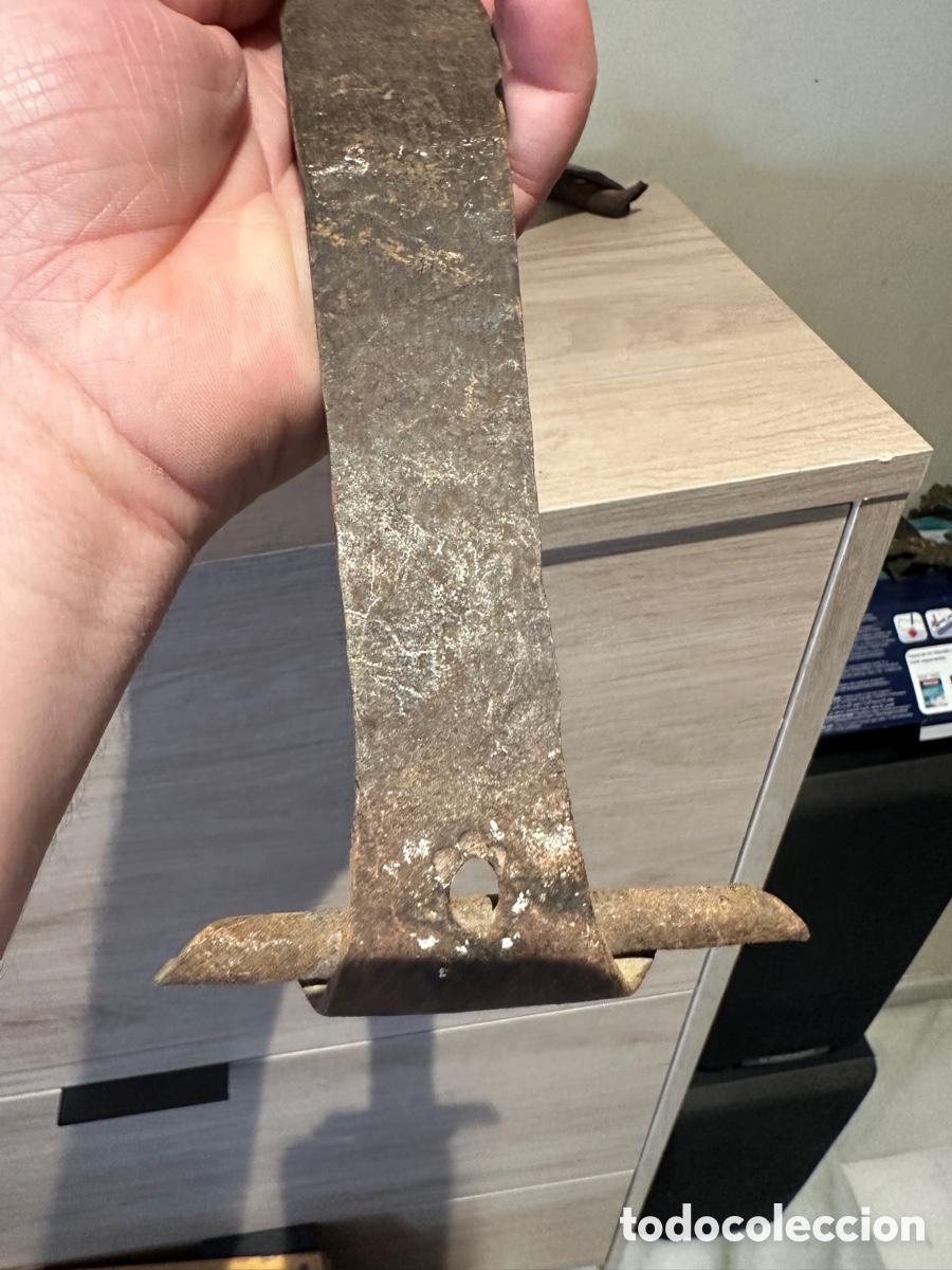 Antig&uuml;edades: Lote de 2 apliques de hierro antiguos - Foto 4