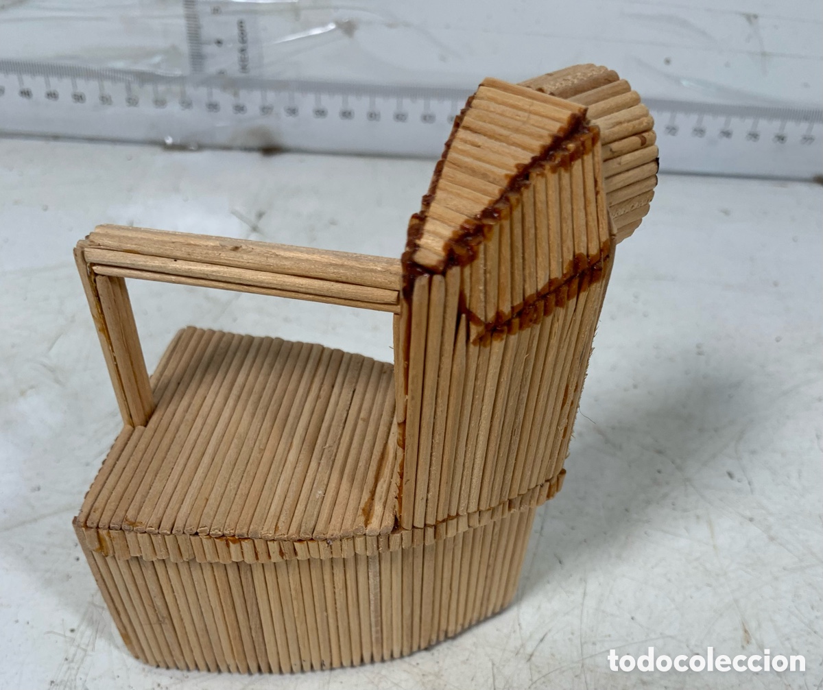 Antig&uuml;edades: 01_ plancha hecha con palos de madera - Foto 4