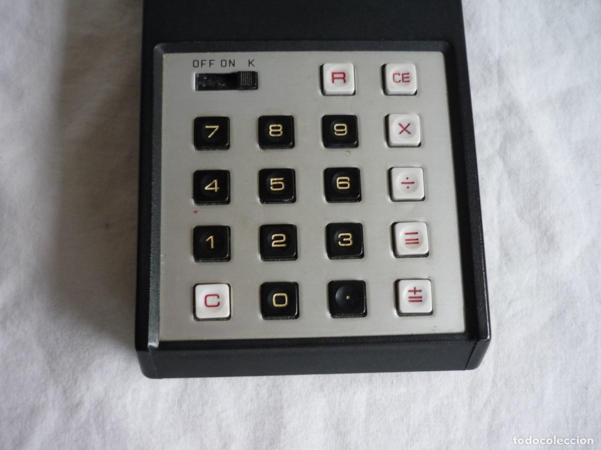 Antig&uuml;edades: Calculadora japonesa Erucom funcionando funda original - Foto 4