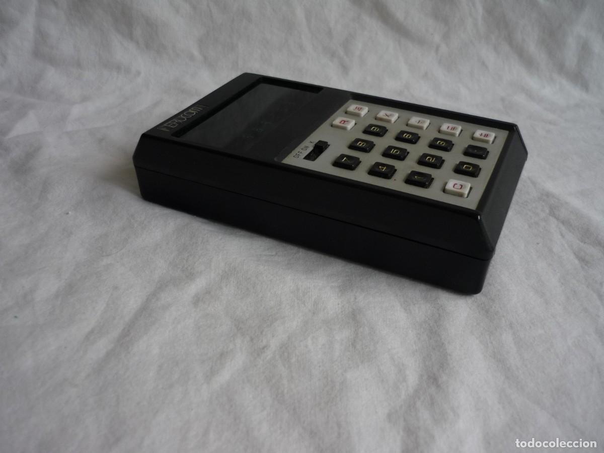 Antig&uuml;edades: Calculadora japonesa Erucom funcionando funda original - Foto 5