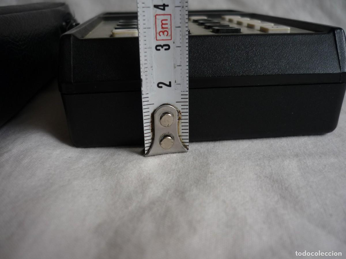 Antig&uuml;edades: Calculadora japonesa Erucom funcionando funda original - Foto 8
