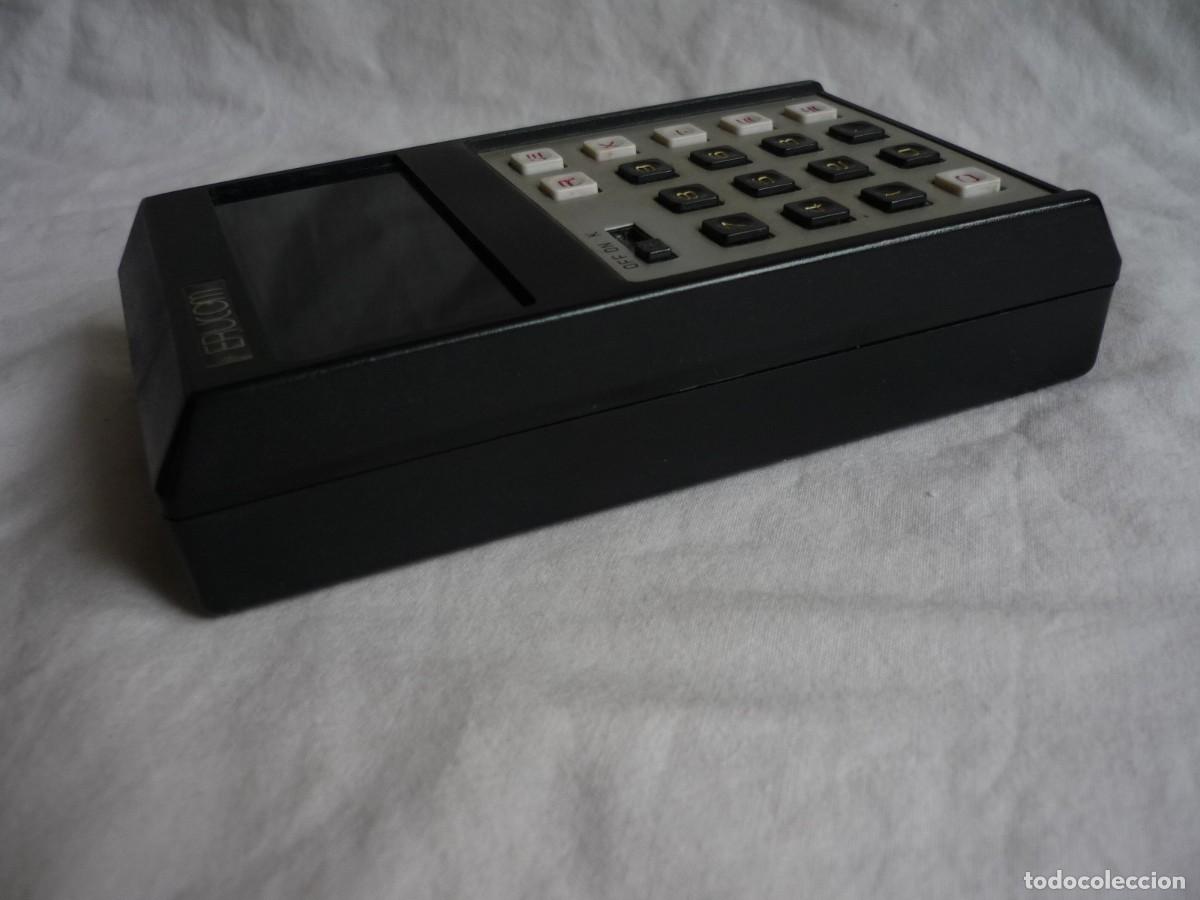 Antig&uuml;edades: Calculadora japonesa Erucom funcionando funda original - Foto 10