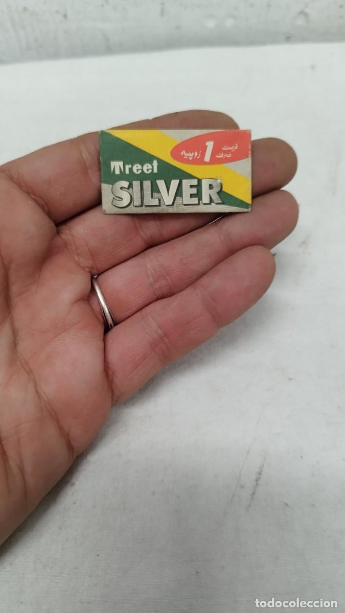 Antig&uuml;edades: Antigua HOJA de afeitar Treet Silver - Foto 1