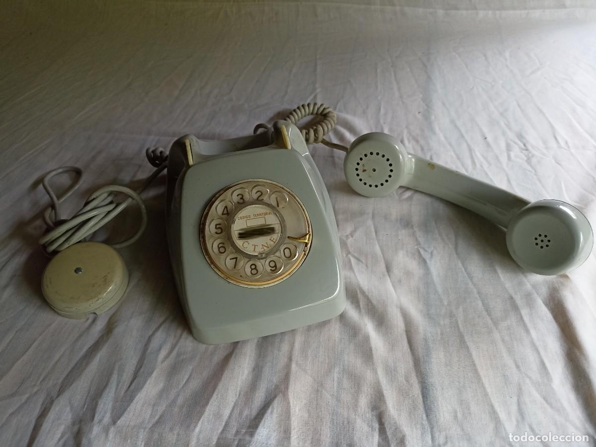 Tel&eacute;fonos: Tel&eacute;fono heraldo con n&uacute;meros dorados - Foto 3