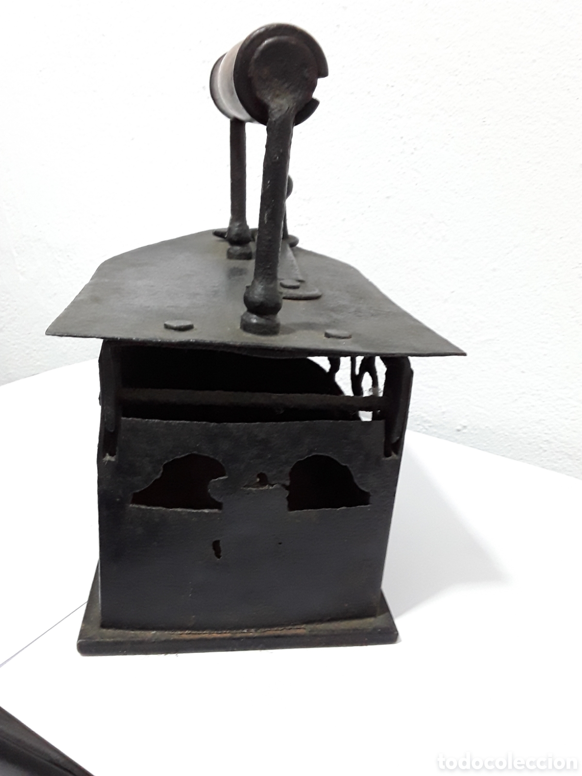 Antig&uuml;edades: Plancha de carb&oacute;n en hierro - Foto 5