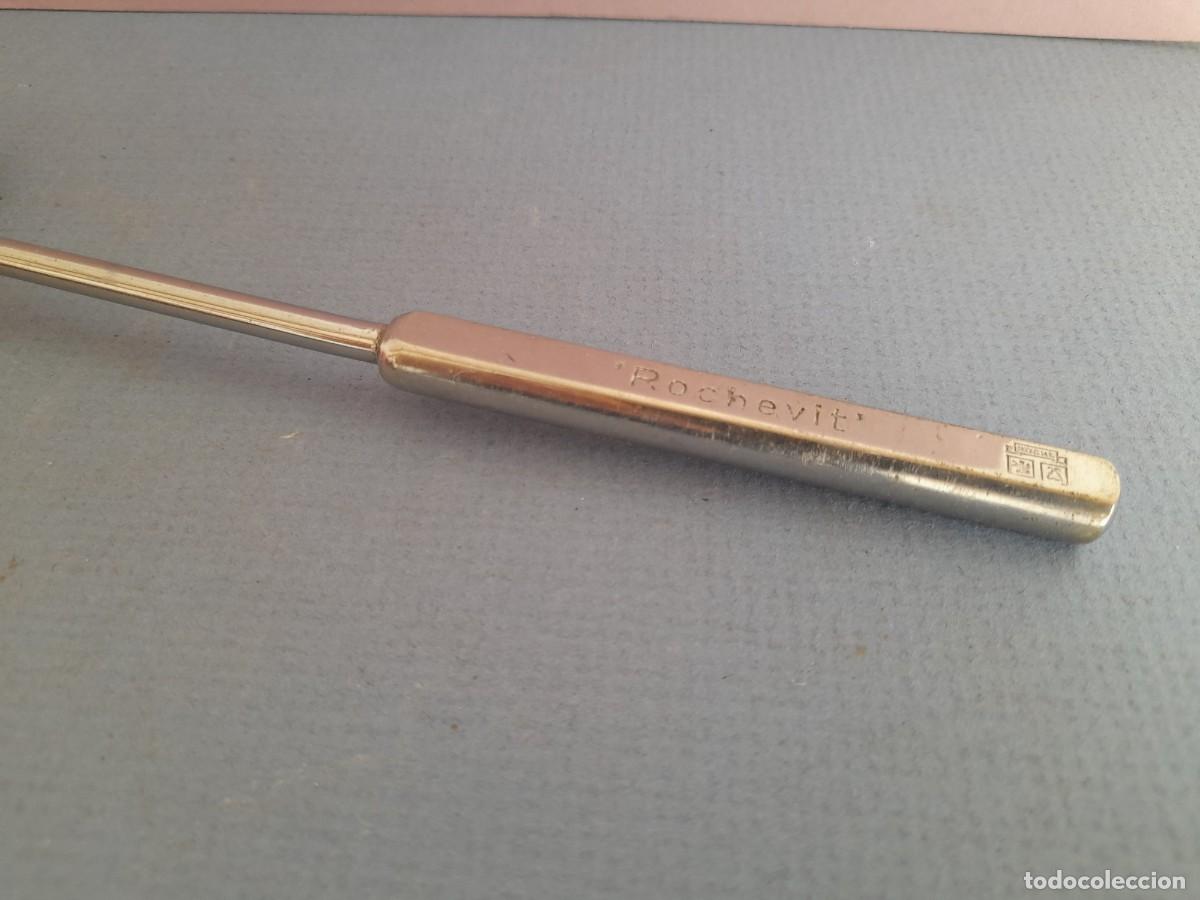 Antig&uuml;edades: martillo de medico para reflejos rochevit, 19x5,5cm aprox - Foto 3