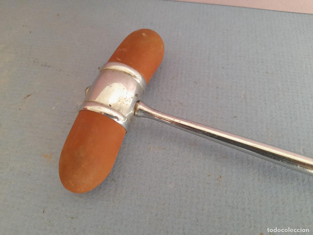 Antig&uuml;edades: martillo de medico para reflejos, 21x8,5cm aprox - Foto 3
